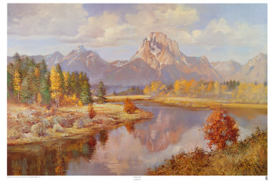 Grand Tetons by Vernon Kerr Pricing Limited Edition Print image