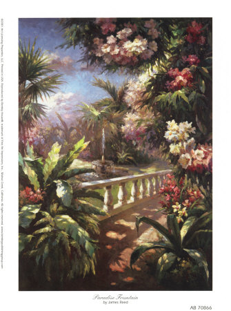 Paradise Fountain by James Reed Pricing Limited Edition Print image