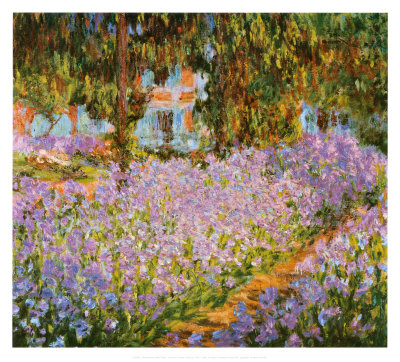 Artist's Garden At Giverny, 1900 by Claude Monet Pricing Limited Edition Print image