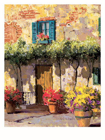 Italian Doorway by Kent Wallis Pricing Limited Edition Print image