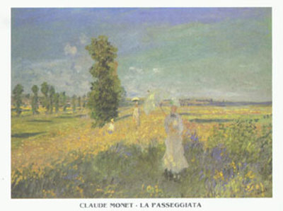 The Walk In Argenteuil, 1873 by Claude Monet Pricing Limited Edition Print image