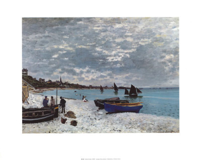 La Plage A Sainte-Adresse by Claude Monet Pricing Limited Edition Print image