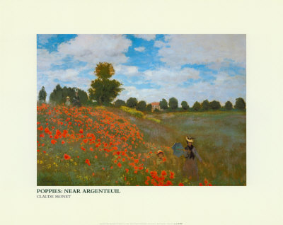 Poppies Near Argenteuil by Claude Monet Pricing Limited Edition Print image