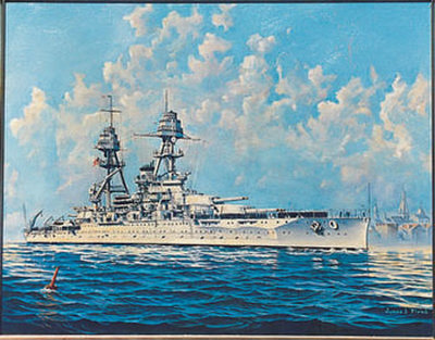 Uss Oklahoma by James Flood Pricing Limited Edition Print image