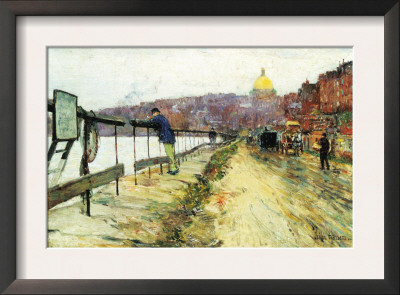 Charles River And Beacon Hill by Childe Hassam Pricing Limited Edition Print image