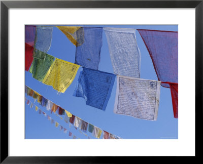 Buddhist Prayer Flags, Bodhnath, Kathmandu, Nepal, Asia by David Poole Pricing Limited Edition Print image