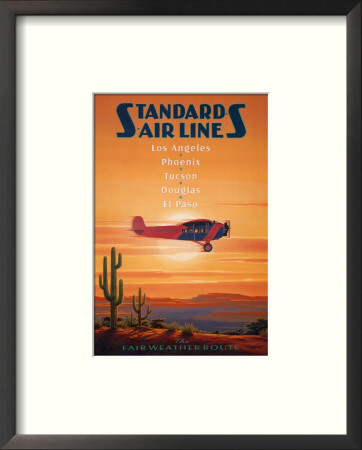 Standard Airlines - El Paso, Tx by Kerne Erickson Pricing Limited Edition Print image