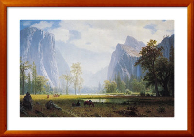 Looking Up The Yosemite Valley by Albert Bierstadt Pricing Limited Edition Print image