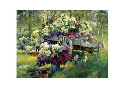 Flower Cart by Don Ricks Pricing Limited Edition Print image