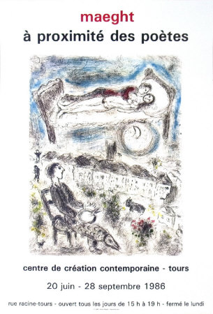 A Proximite Des Poetes by Marc Chagall Pricing Limited Edition Print image