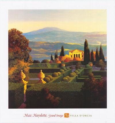 Villa D'orcia by Max Hayslette Pricing Limited Edition Print image