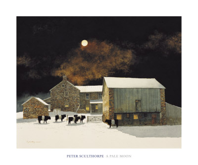 A Pale Moon by Peter Sculthorpe Pricing Limited Edition Print image