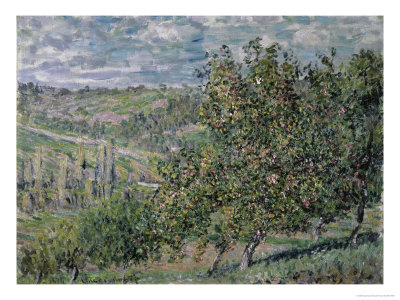 Apple Trees In Bloom by Claude Monet Pricing Limited Edition Print image