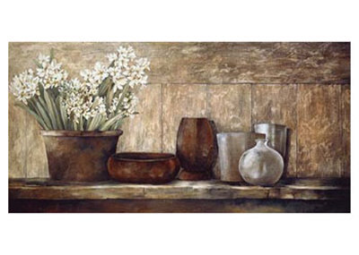 Hyacinth On A Sideboard by Linda Thompson Pricing Limited Edition Print image