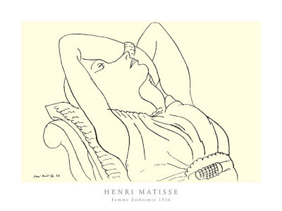 Femme Endormie by Henri Matisse Pricing Limited Edition Print image