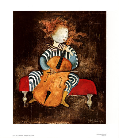 Fille Au Violoncelle by Graciela Rodo Boulanger Pricing Limited Edition Print image