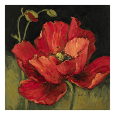 Poppy Blossom I by Barbara Mock Pricing Limited Edition Print image