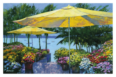 Flowers By The Sea by Howard Behrens Pricing Limited Edition Print image