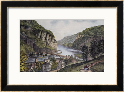 Harper's Ferry (From The Potomac Side) by Currier & Ives Pricing Limited Edition Print image