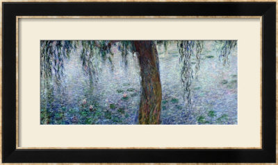Waterlilies: Morning With Weeping Willows, Detail Of The Right Section, 1915-26 by Claude Monet Pricing Limited Edition Print image