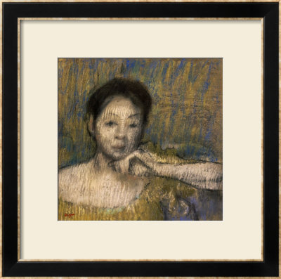 Bust Of A Woman With Her Left Hand On Her Chin, Circa 1895-98 by Edgar Degas Pricing Limited Edition Print image