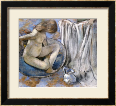 Woman In The Tub, 1884 by Edgar Degas Pricing Limited Edition Print image