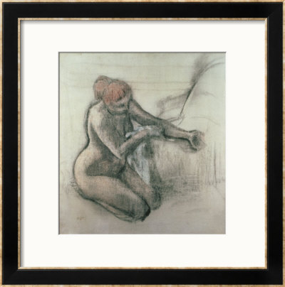 Femme Nue S'essuyant Apres Le Bain by Edgar Degas Pricing Limited Edition Print image