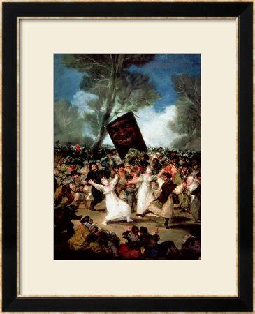The Burial Of The Sardine (Corpus Christi Festival On Ash Wednesday) Circa 1812-19 by Francisco De Goya Pricing Limited Edition Print image