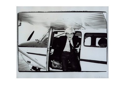 Self-Portrait, C.1982 (Airplane) by Andy Warhol Pricing Limited Edition Print image