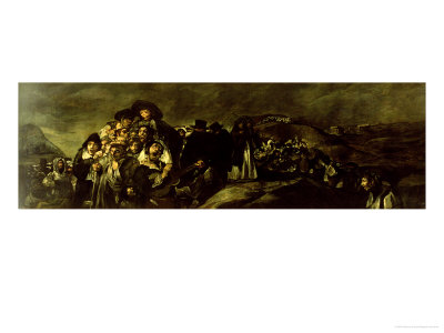 Pilgrimage To San Isidro's Fountain, Circa 1821/3 by Francisco De Goya Pricing Limited Edition Print image