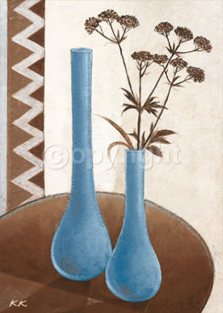 Harmony In Blue And Brown Ii by Karsten Kirchner Pricing Limited Edition Print image