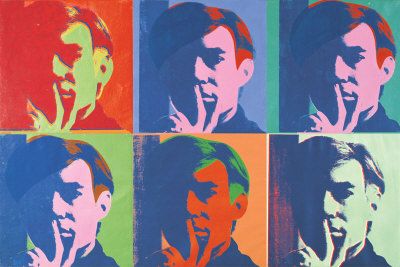 A Set Of Six Self-Portraits, C.1967 by Andy Warhol Pricing Limited Edition Print image