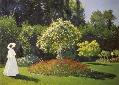 Signora In Giardino A Saint-Adresse by Claude Monet Pricing Limited Edition Print image
