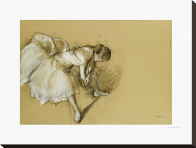 Dancer Adjusting Her Shoe, Circa 1890 by Edgar Degas Pricing Limited Edition Print image