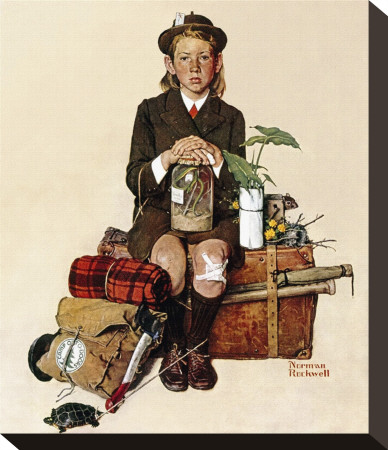 Home From Camp by Norman Rockwell Pricing Limited Edition Print image