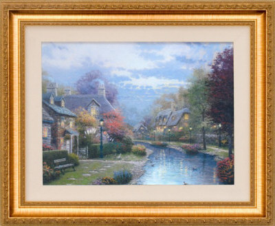 Lamplight Brooke by Thomas Kinkade Pricing Limited Edition Print image