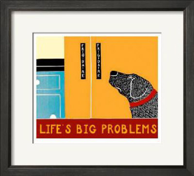 Lifes Big Problems by Stephen Huneck Pricing Limited Edition Print image