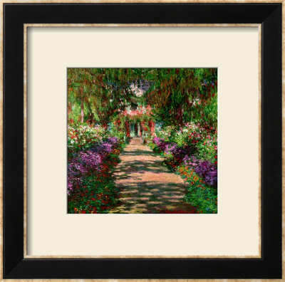 A Pathway In Monet's Garden, Giverny, 1902 by Claude Monet Pricing Limited Edition Print image