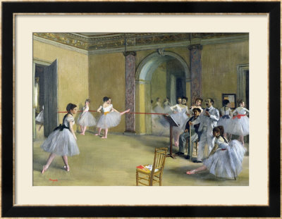 The Dance Foyer At The Opera On The Rue Le Peletier, 1872 by Edgar Degas Pricing Limited Edition Print image