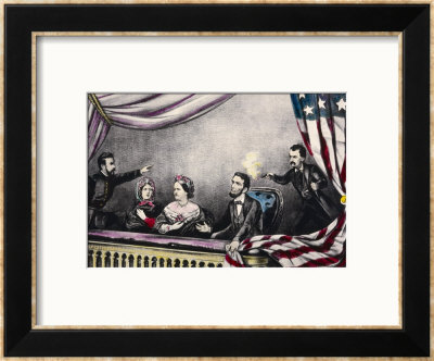 Abraham Lincoln President Of The United States Is Assassinated At The Theatre By John Wilkes Booth by Currier & Ives Pricing Limited Edition Print image