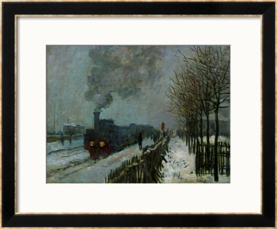 Train In The Snow, 1875 by Claude Monet Pricing Limited Edition Print image