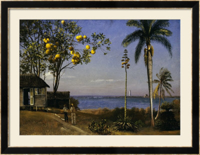 Tropical Scene by Albert Bierstadt Pricing Limited Edition Print image