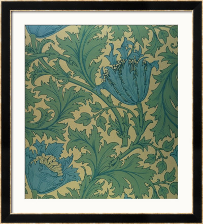 Anemone' Design by William Morris Pricing Limited Edition Print image