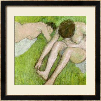 Two Bathers On The Grass, Circa 1886-90 by Edgar Degas Pricing Limited Edition Print image