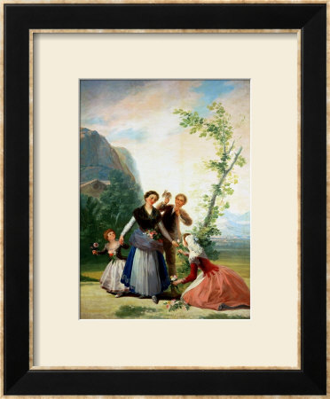 The Florists Or Spring, 1786 by Francisco De Goya Pricing Limited Edition Print image
