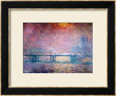 The Thames At Charing Cross, 1903 by Claude Monet Pricing Limited Edition Print image