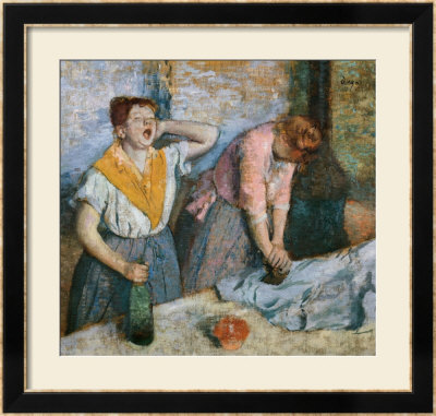 The Laundresses, Circa 1884 by Edgar Degas Pricing Limited Edition Print image