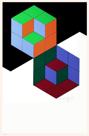 Bi-Hexa by Victor Vasarely Pricing Limited Edition Print image
