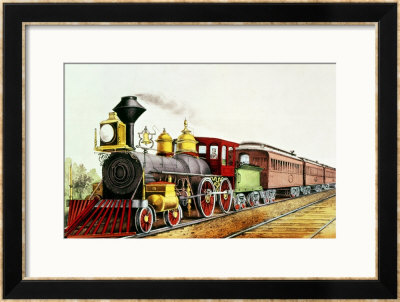 The Through Express by Currier & Ives Pricing Limited Edition Print image