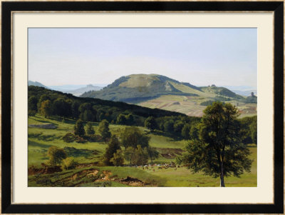 Landscape, Hill And Dale by Albert Bierstadt Pricing Limited Edition Print image